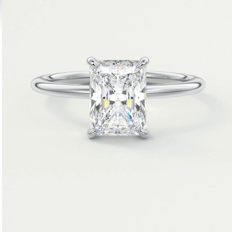 Radiant Cut Solitaire Ring